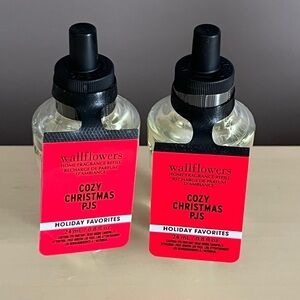 Two White Barn Bath Body Works Cozy Christmas PJ’s Wallflower Refills